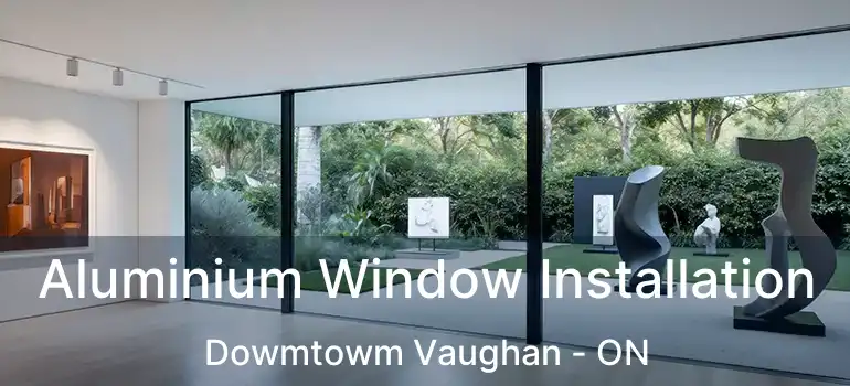  Aluminium Window Installation Dowmtowm Vaughan - ON