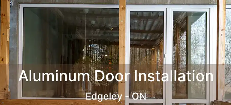  Aluminum Door Installation Edgeley - ON