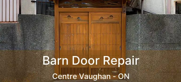 Barn Door Repair Centre Vaughan - ON