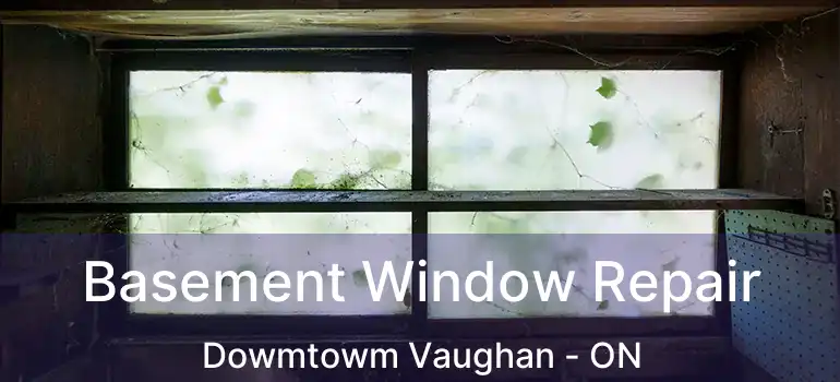  Basement Window Repair Dowmtowm Vaughan - ON