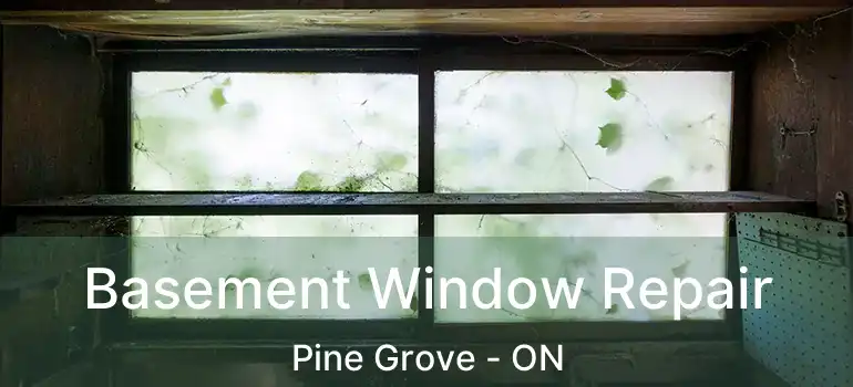 Basement Window Repair Pine Grove - ON