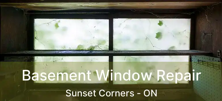  Basement Window Repair Sunset Corners - ON