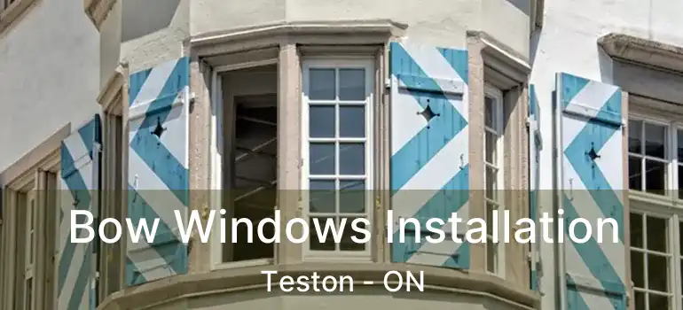  Bow Windows Installation Teston - ON