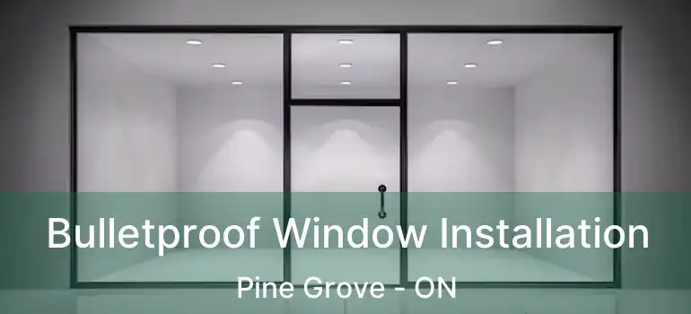  Bulletproof Window Installation Pine Grove - ON