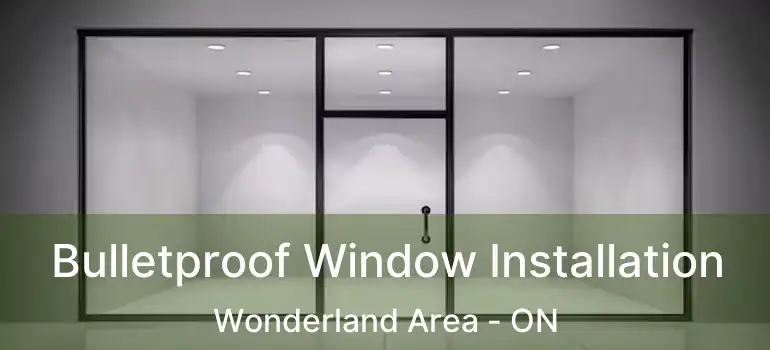  Bulletproof Window Installation Wonderland Area - ON