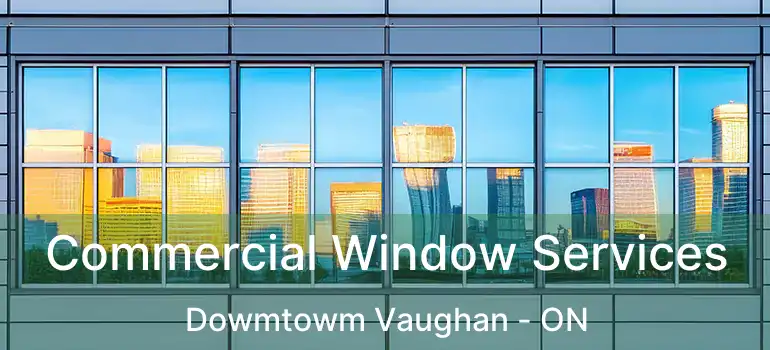  Commercial Window Services Dowmtowm Vaughan - ON