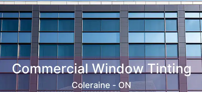  Commercial Window Tinting Coleraine - ON