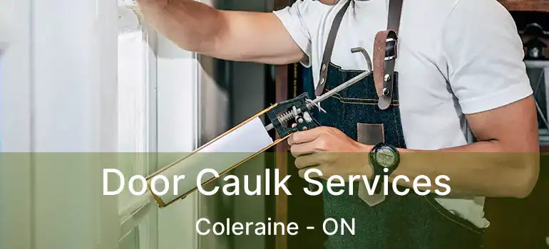  Door Caulk Services Coleraine - ON