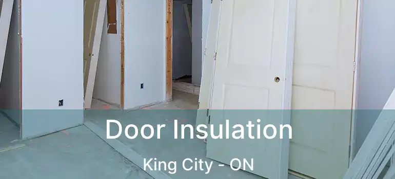  Door Insulation King City - ON