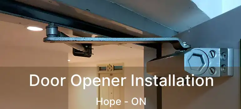  Door Opener Installation Hope - ON