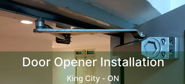  Door Opener Installation King City - ON