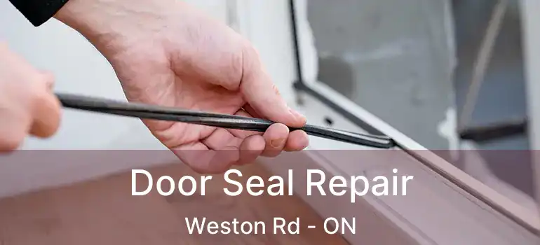  Door Seal Repair Weston Rd - ON