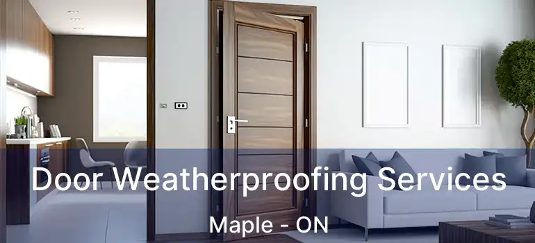 Door Weatherproofing Services Maple - ON