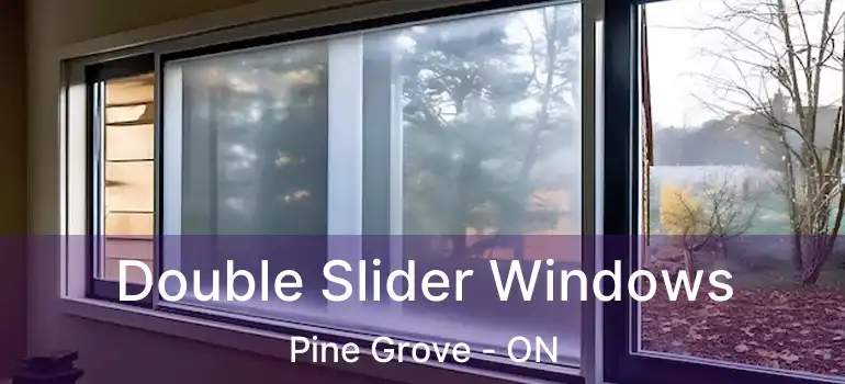  Double Slider Windows Pine Grove - ON