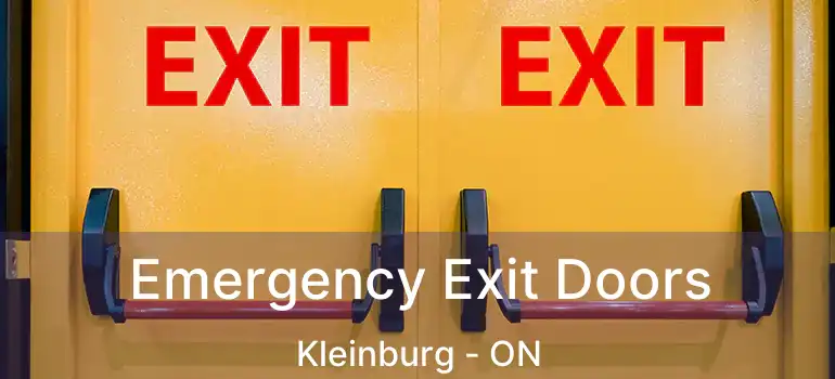  Emergency Exit Doors Kleinburg - ON