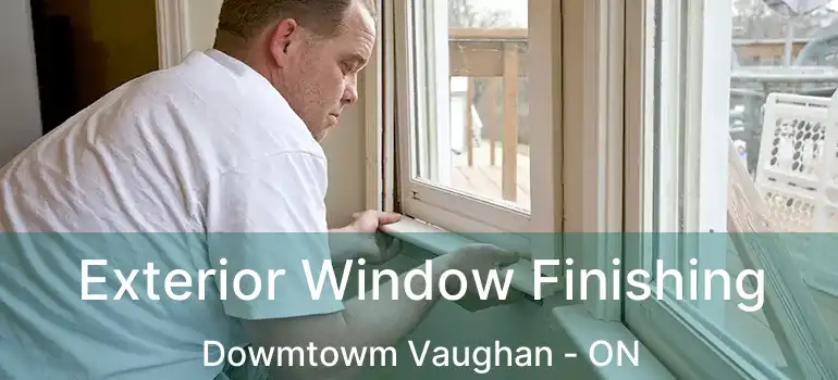  Exterior Window Finishing Dowmtowm Vaughan - ON