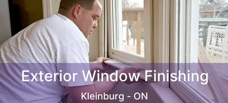  Exterior Window Finishing Kleinburg - ON