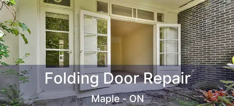  Folding Door Repair Maple - ON