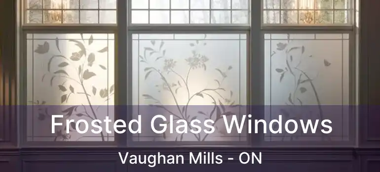  Frosted Glass Windows Vaughan Mills - ON