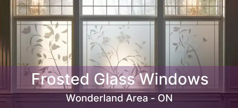  Frosted Glass Windows Wonderland Area - ON