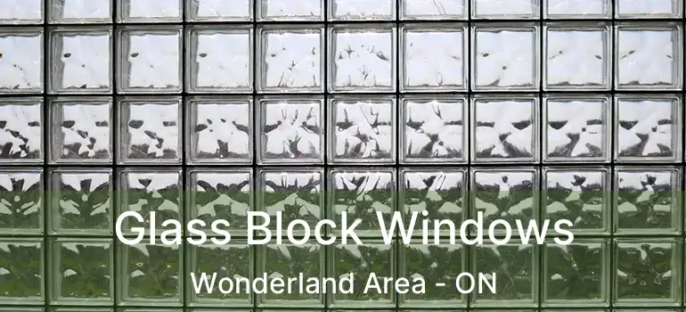  Glass Block Windows Wonderland Area - ON