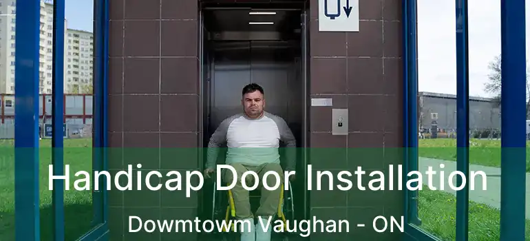  Handicap Door Installation Dowmtowm Vaughan - ON