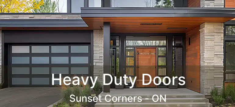  Heavy Duty Doors Sunset Corners - ON