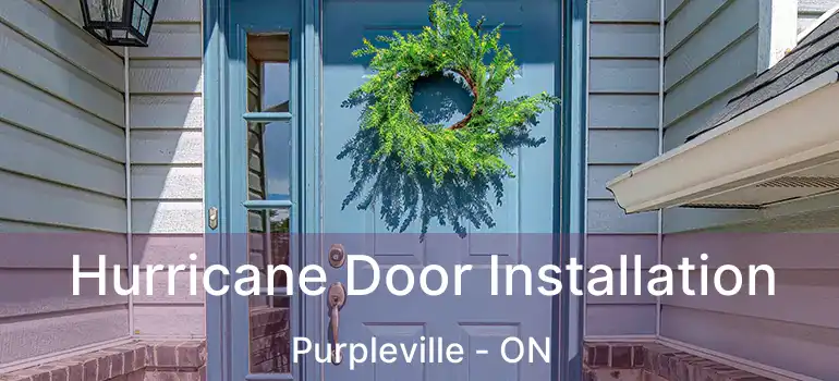  Hurricane Door Installation Purpleville - ON