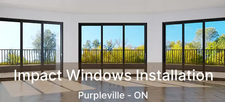  Impact Windows Installation Purpleville - ON