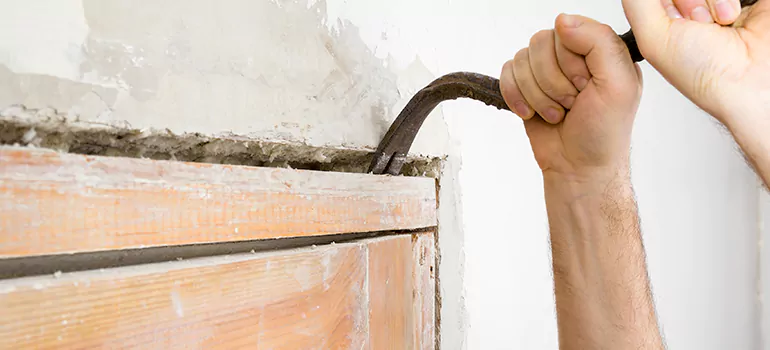 Wooden Garage Door Repair in Vaughan, Ontario