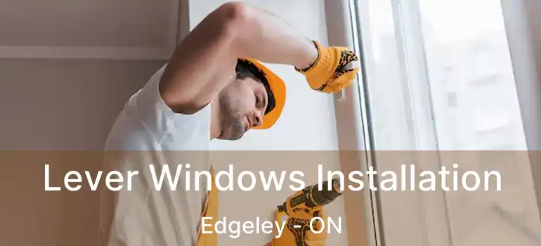  Lever Windows Installation Edgeley - ON