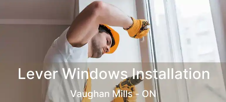  Lever Windows Installation Vaughan Mills - ON