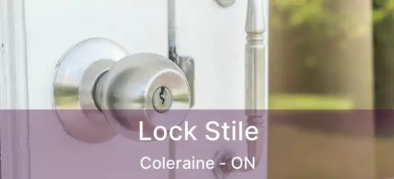  Lock Stile Coleraine - ON