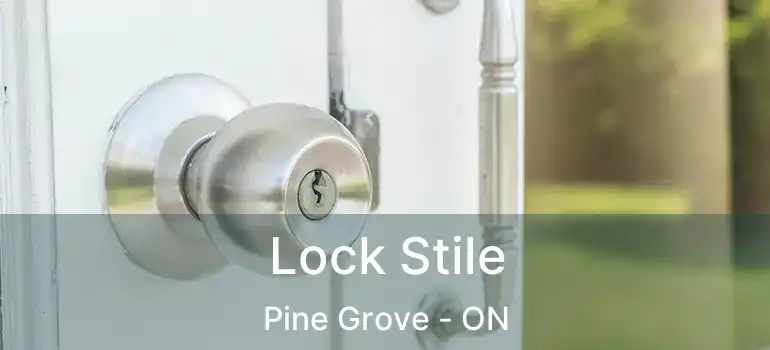  Lock Stile Pine Grove - ON