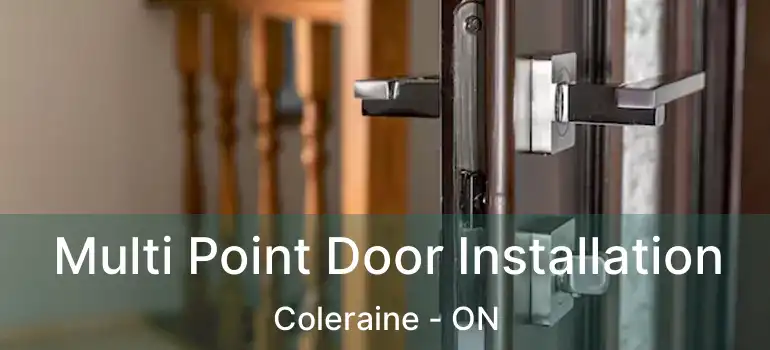  Multi Point Door Installation Coleraine - ON