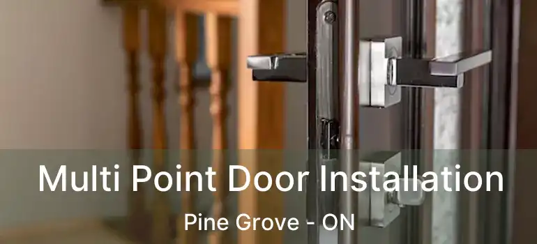  Multi Point Door Installation Pine Grove - ON