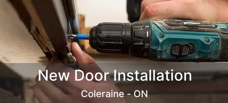  New Door Installation Coleraine - ON