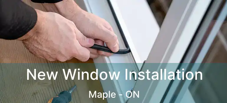  New Window Installation Maple - ON