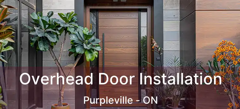  Overhead Door Installation Purpleville - ON