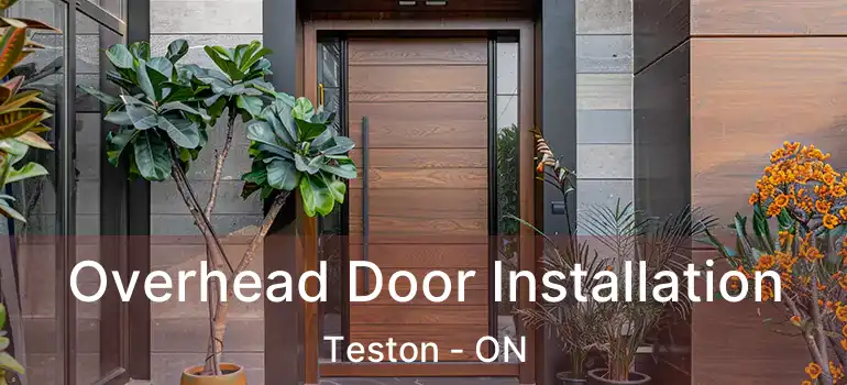  Overhead Door Installation Teston - ON