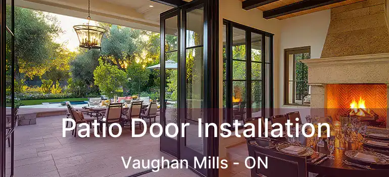  Patio Door Installation Vaughan Mills - ON
