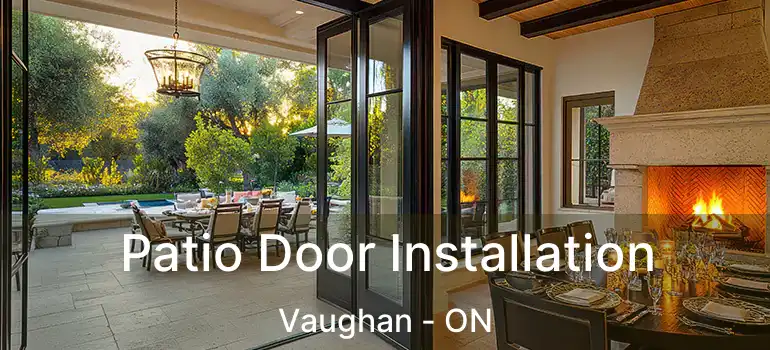  Patio Door Installation Vaughan - ON