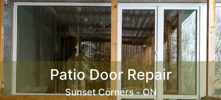  Patio Door Repair Sunset Corners - ON