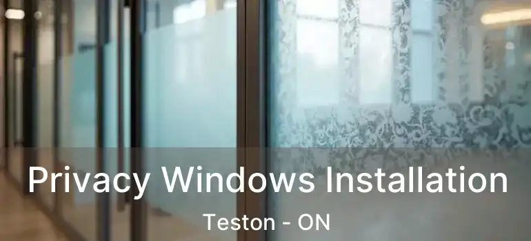  Privacy Windows Installation Teston - ON