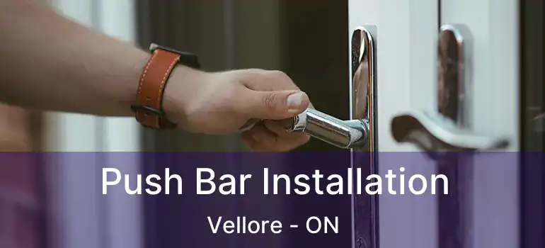  Push Bar Installation Vellore - ON