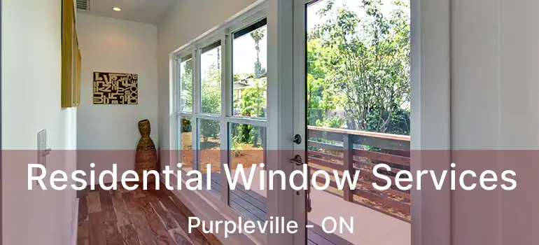  Residential Window Services Purpleville - ON