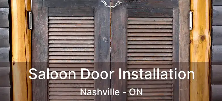 Saloon Door Installation Nashville - ON