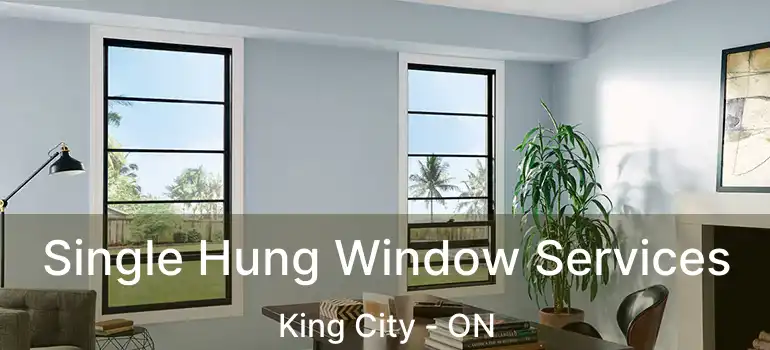  Single Hung Window Services King City - ON