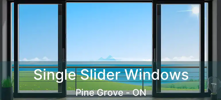  Single Slider Windows Pine Grove - ON