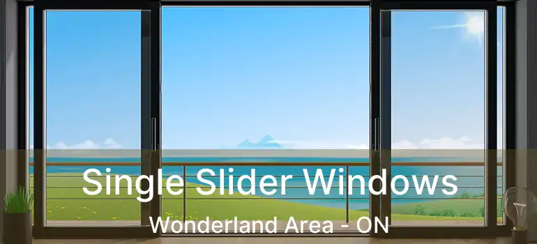  Single Slider Windows Wonderland Area - ON